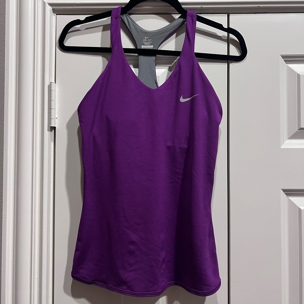 Nike Dri Fit Purple Tank Size Small